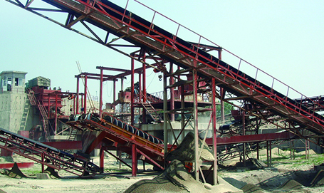 granite crushing production line