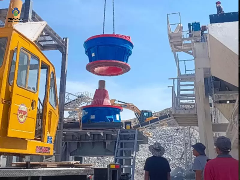DP Penghancur Kerucut Hidrolik Silinder Tunggal