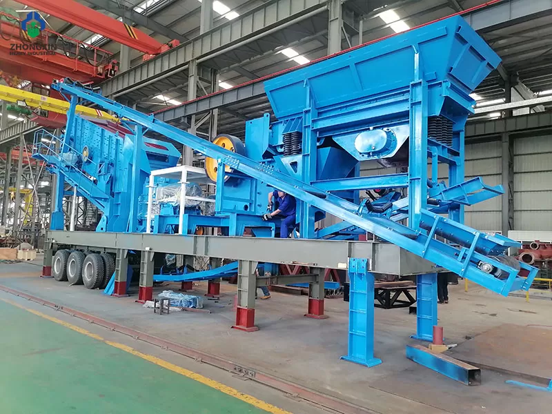 Nhà máy nghiền hàm di động