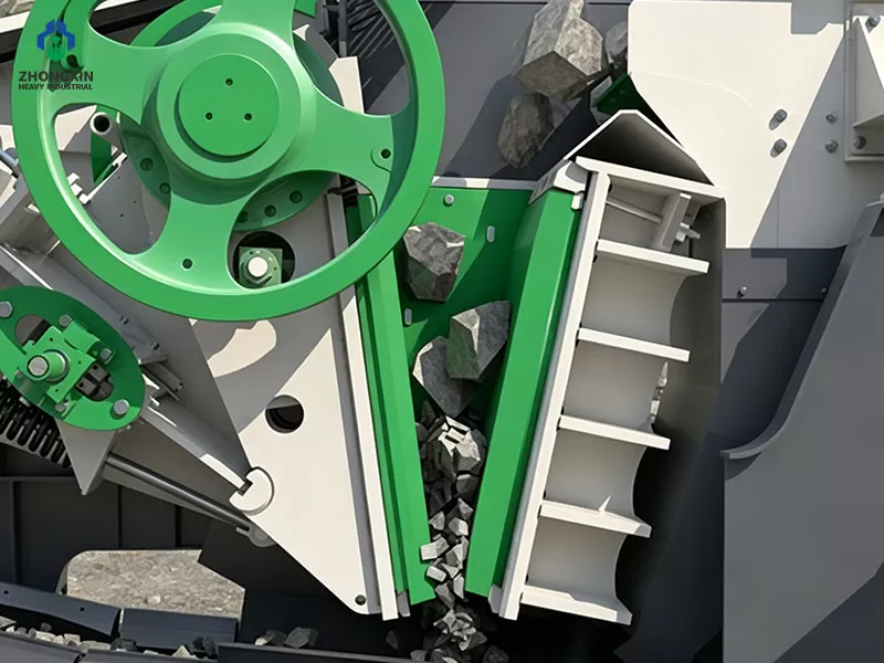 Stasiun Penghancur Seluler Crawler Jaw