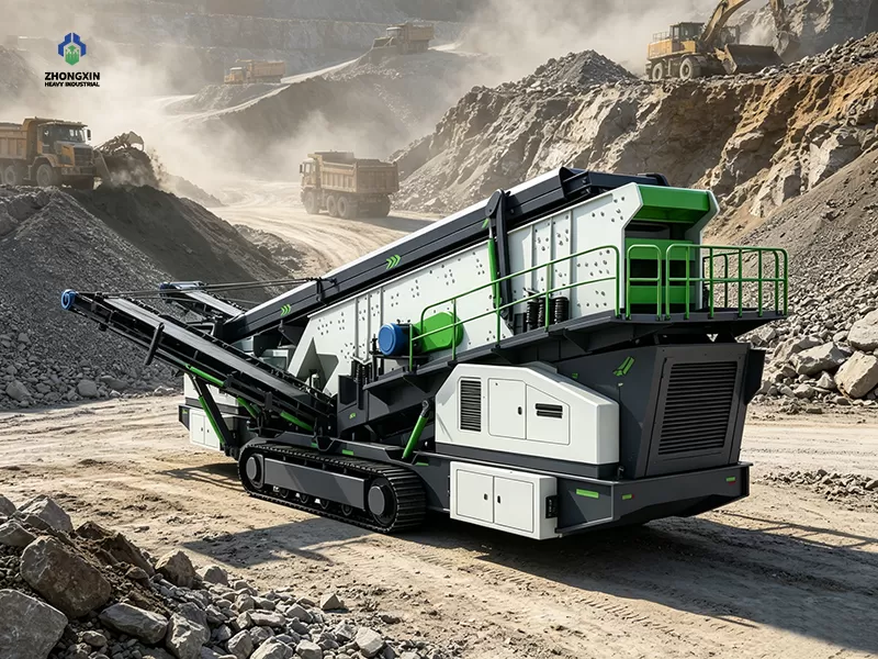 Crawler Screening and Crushing Station