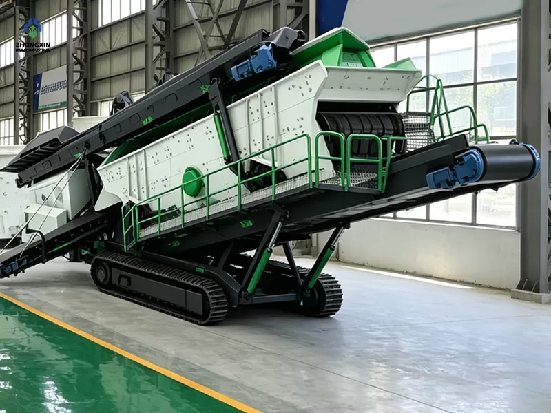 Crawler Screening and Crushing Station