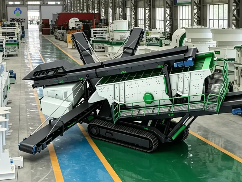 Crawler Screening and Crushing Station