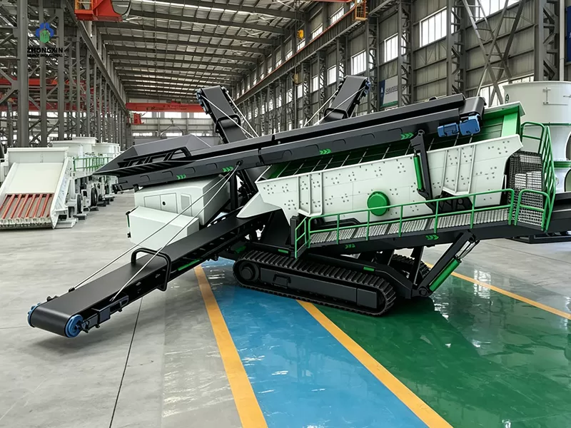 Crawler Screening and Crushing Station