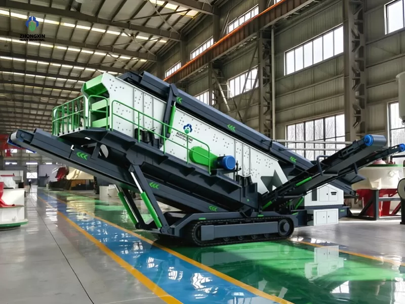 Crawler Screening and Crushing Station