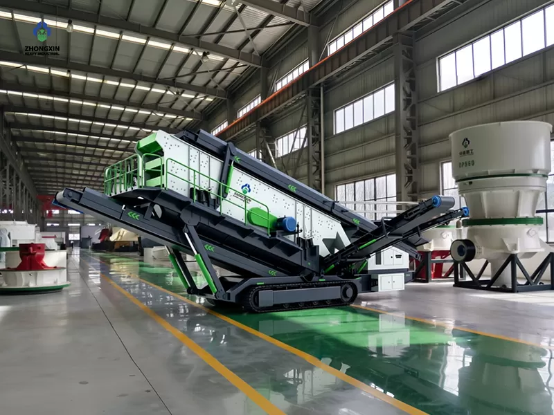 Crawler Screening and Crushing Station