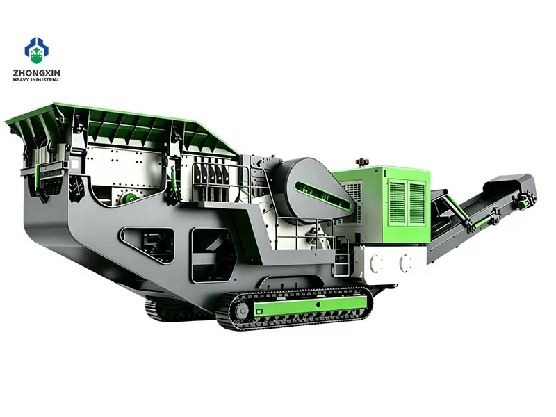 Crawler jaw crusher station