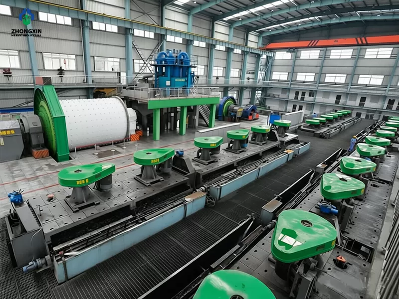Ball mill and flotation machine production line for mineral processing plant
