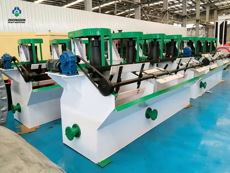 Complete flotation equipment manufacturing and assembly workshop