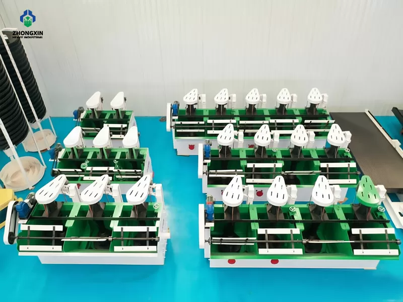 Flotation machine manufacturing workshop with advanced mining equipment production facilities