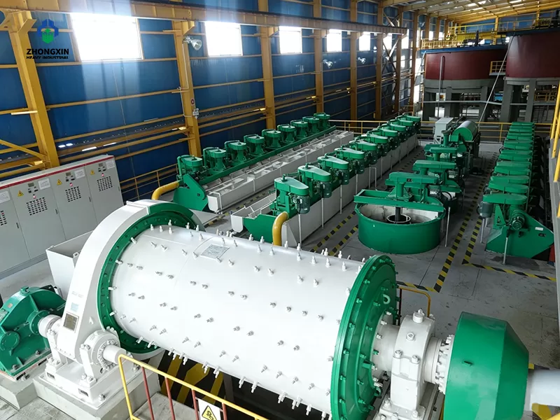 Grinding and flotation equipment in gold ore beneficiation plant
