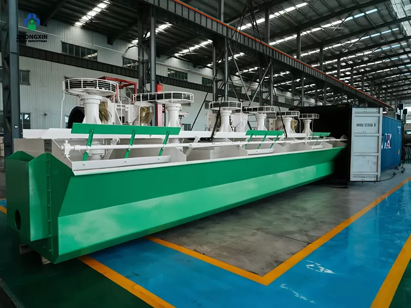 Heavy duty flotation machine loading for international mining project delivery
