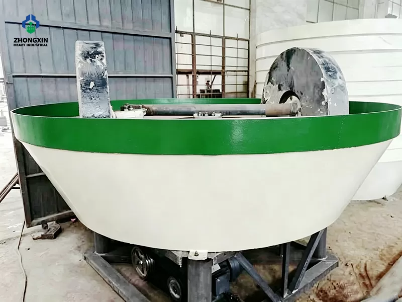 Wet Pan Mill manufacturing process for small and medium gold mines