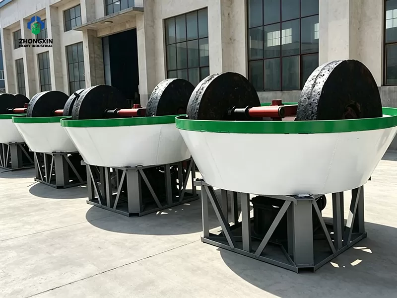 Mining Wet Pan Mill prepared for global transportation