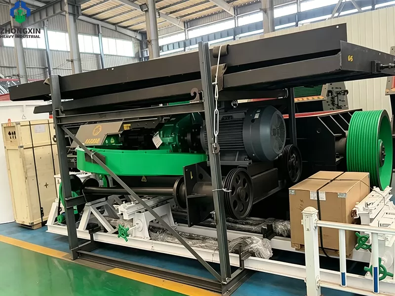 Gravity shaking table feed box and water distribution system installation