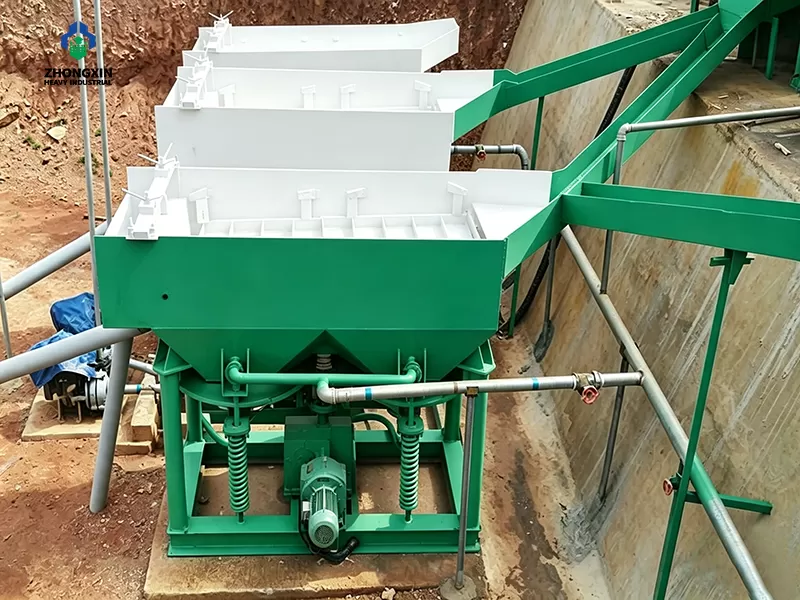 Mineral beneficiation production line equipped with Jig Concentrator equipment