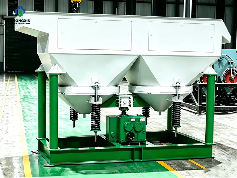 Jig Concentrator manufactured in mineral processing equipment factory workshop