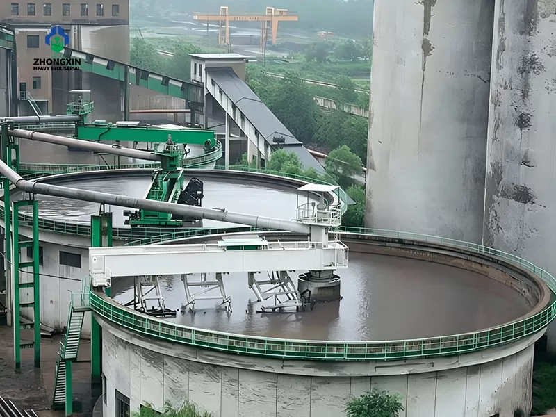 Central drive mineral thickener for medium-scale ore dressing plant dewatering by Jiaozuo Zhongxin