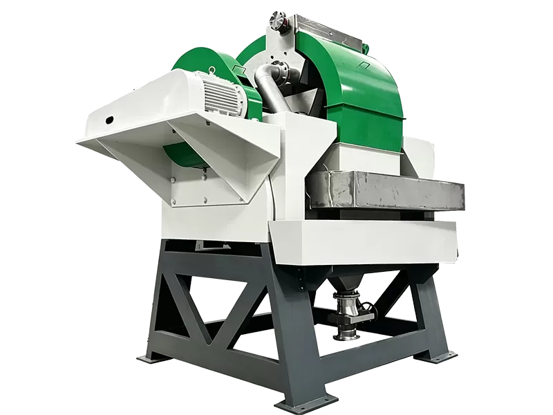 High pressure water flushing system in zero magnetic field zone