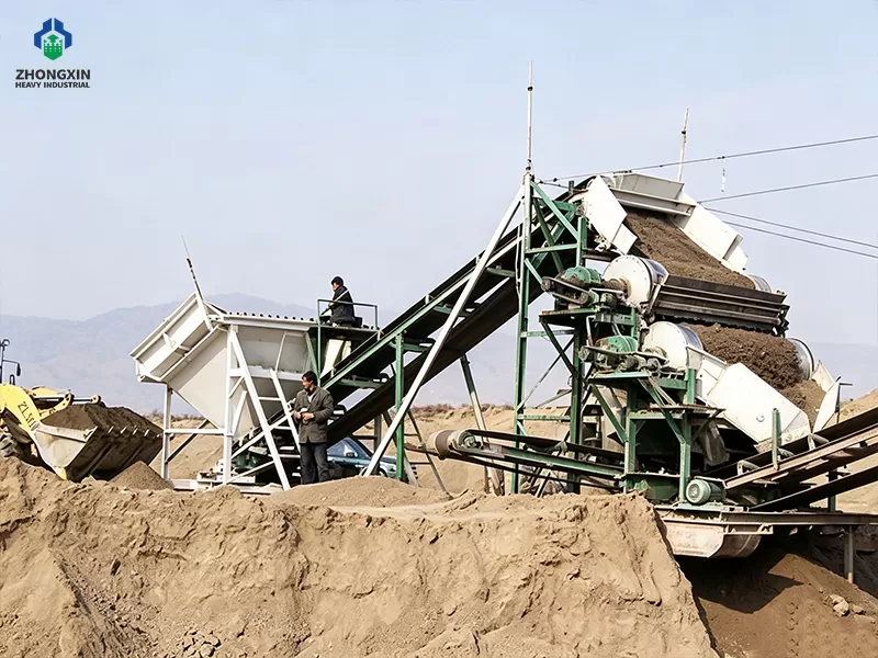 Complete wet drum magnetic separator unit assembled for iron ore concentration