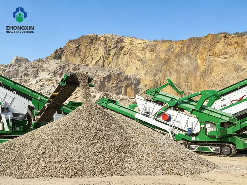 60-100 TPH Mobile Four-in-One Crushing Plant in Mexico
