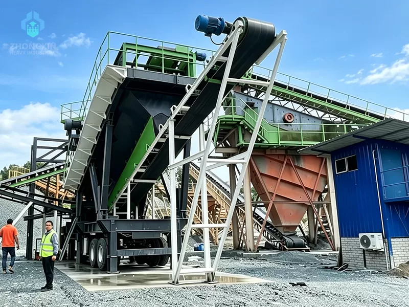 200 TPH Crawler Mobile Impact Crushing Plant Shipped to Russia