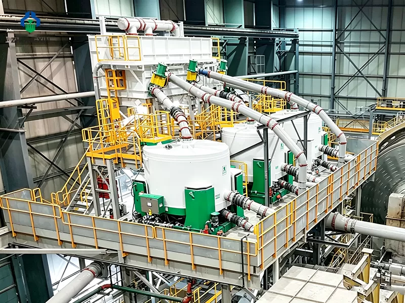 Mining site installation of Zhongxin centrifugal gold concentrator for tailings recovery