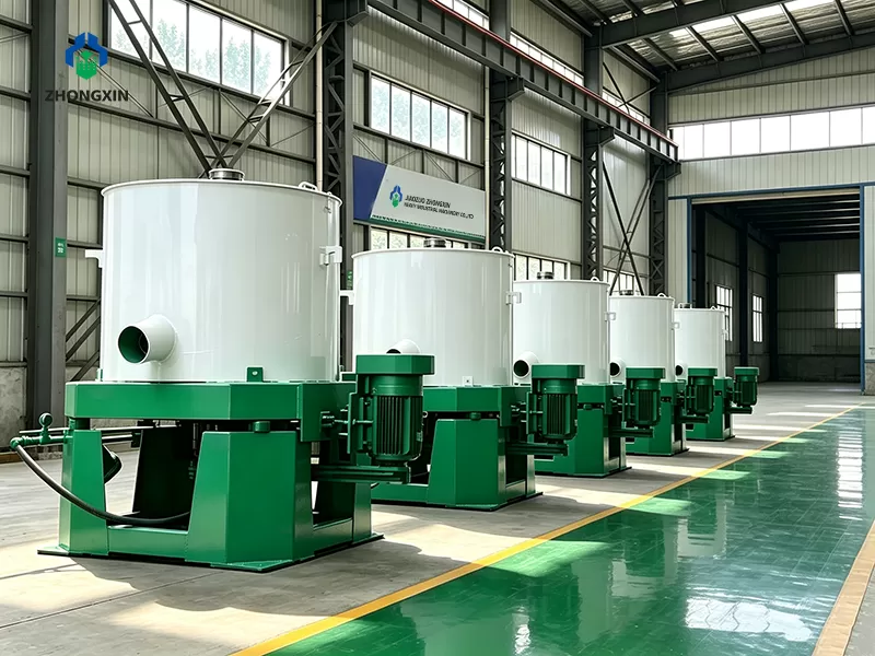 Modern workshop for centrifugal gold concentrators and mining machinery production