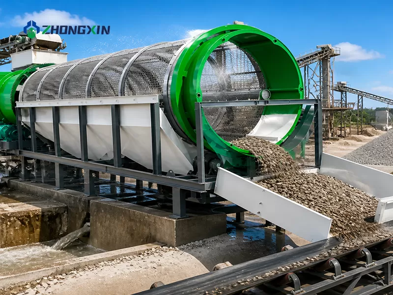 Trommel Screen Manufacturing in Factory
