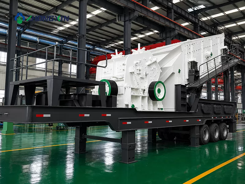 Wheel Mobile Impact Crusher Plant