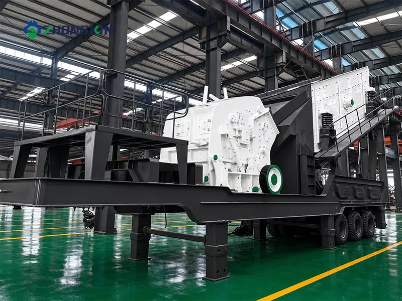 Mobile Impact Crushing and Screening Plant