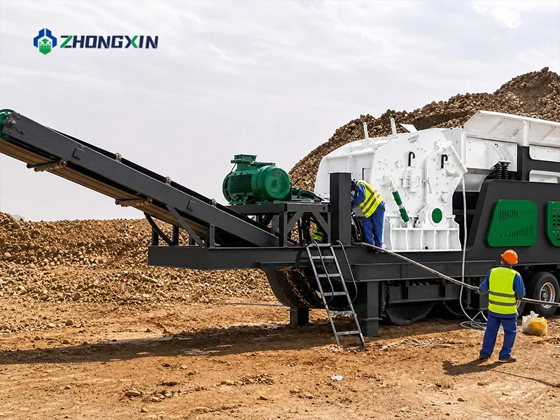 Wheel Mobile Impact Crusher Plant Manufacturing