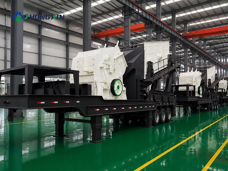 Wheel Mobile Impact Crusher for Quarrying