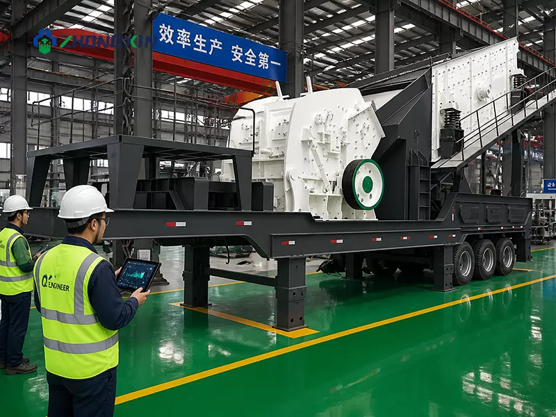 Wheel Type Mobile Impact Crusher