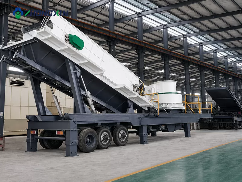 Precision machining of the high-speed VSI crusher rotor inside Zhongxin Heavy Industry's advanced production workshop