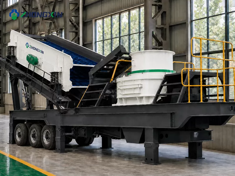 Quality control and pre-delivery testing of the electrical control cabinet for the mobile VSI sand making machin