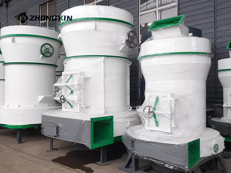 Classifier at the top of the YGM grinding mill, setting the powder fineness
