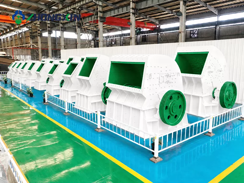 PCZ series single-stage heavy hammer crusher manufacturing line for limestone crushing plant