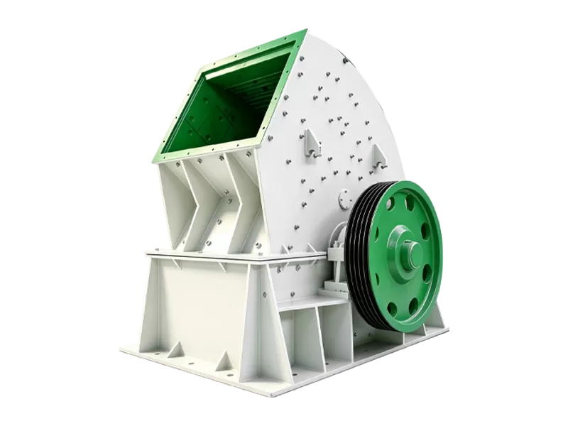 PCZ series single-stage heavy hammer crusher white background product cutout view