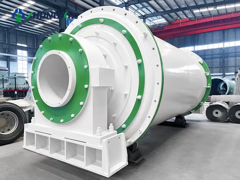 Front feed trunnion and ring gear assembly of Zhongxin dry ball mill
