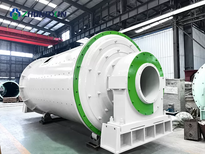 Heavy-duty dry grinding ball mill for iron ore and quartz processing