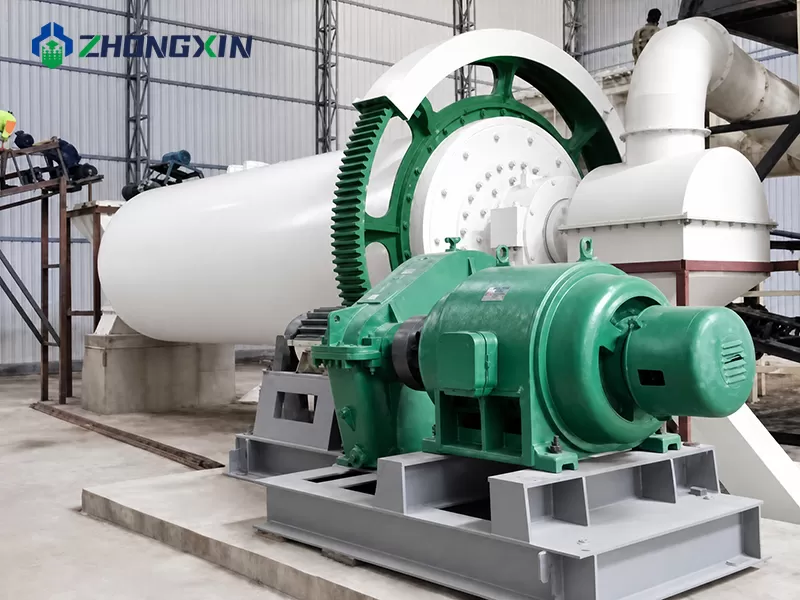 Corrosion-resistant ceramic ball mill grinding equipment outdoor display - Zhongxin