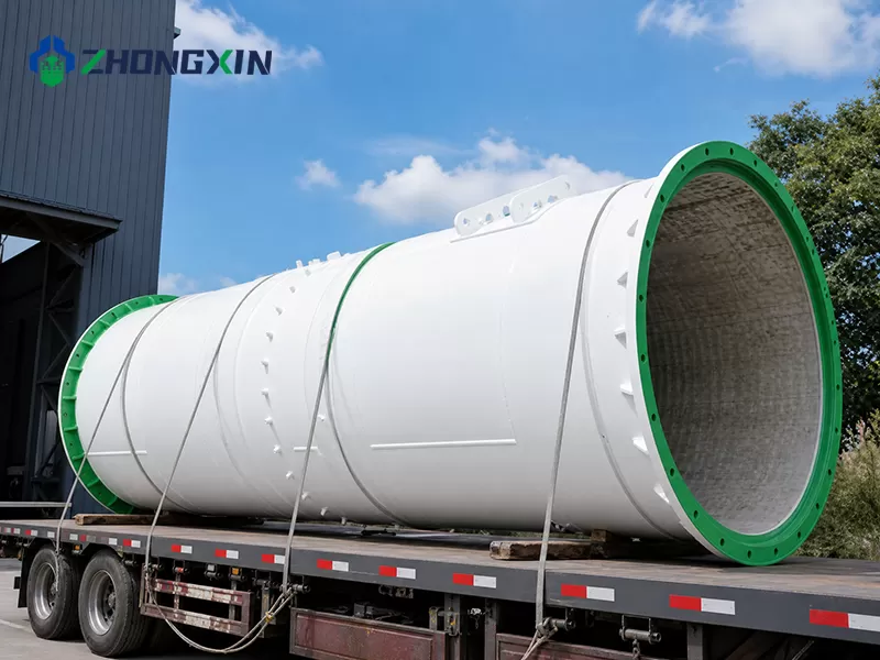 Heavy-duty industrial ceramic ball mill loaded on truck for delivery - Zhongxin