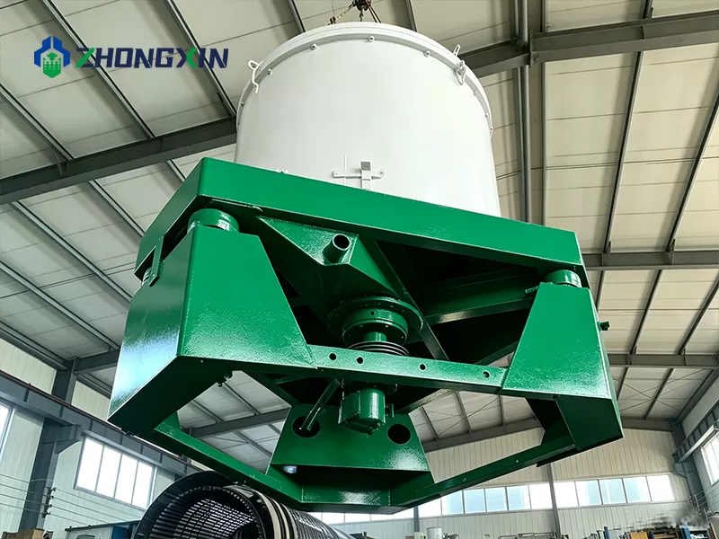 Jiaozuo Zhongxin centrifugal gold separator loaded onto truck for mining site delivery