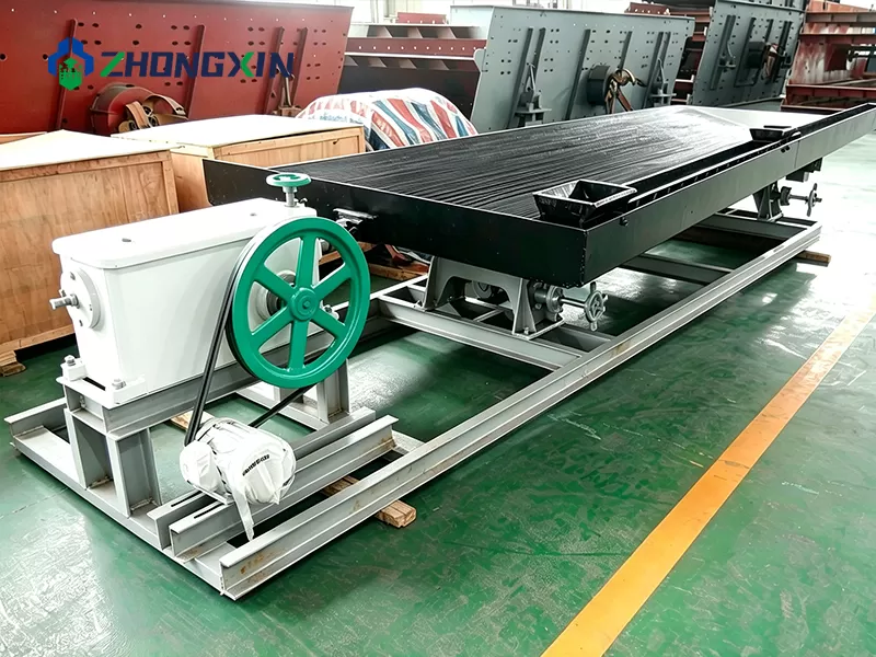 Shaking table machine ready for quality inspection and factory packaging