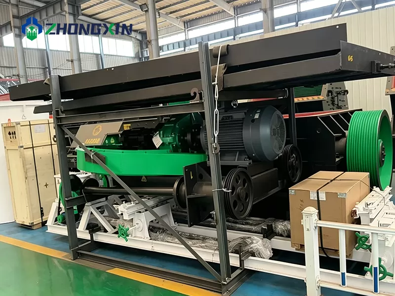Shaking table manufacturer workshop showing assembly line and quality control