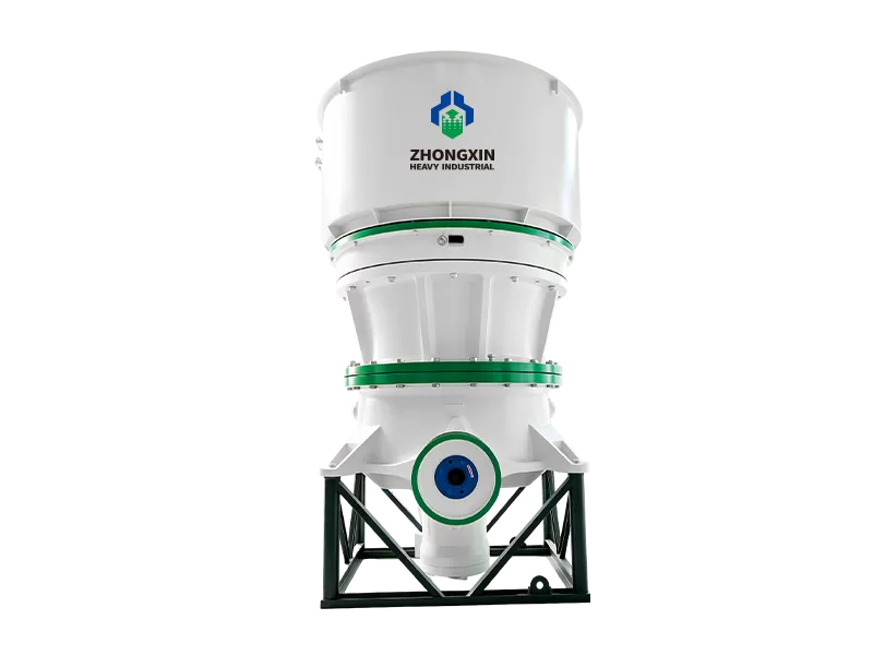 DP series single cylinder hydraulic cone crusher isolated on white background