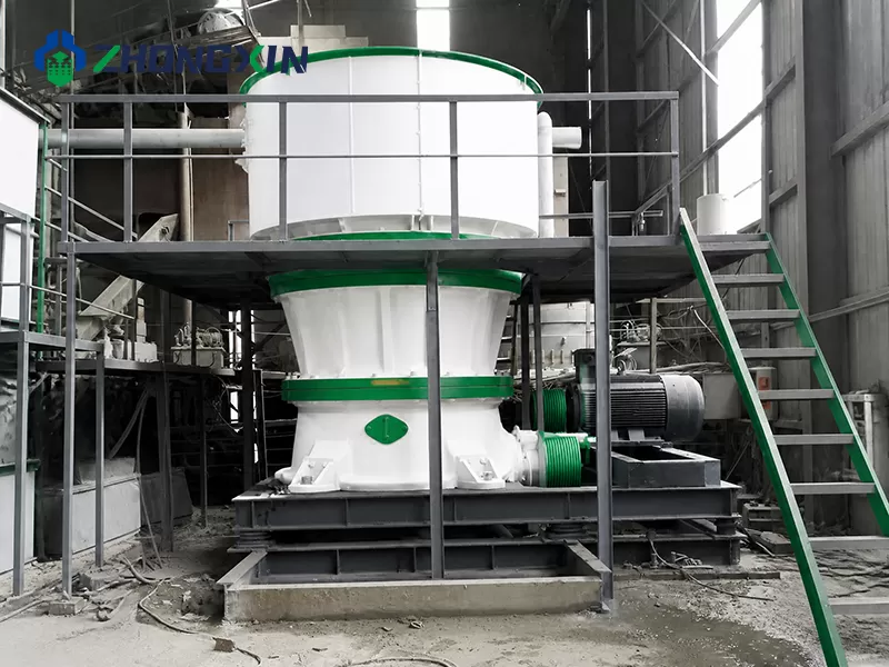 DP single cylinder cone crusher installed on heavy-duty structure