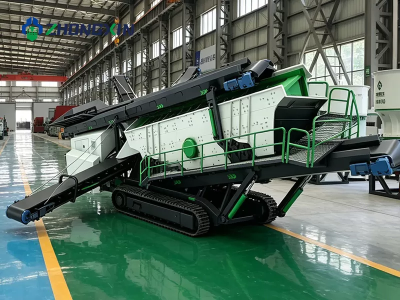 Crawler Screening and Crushing Station
