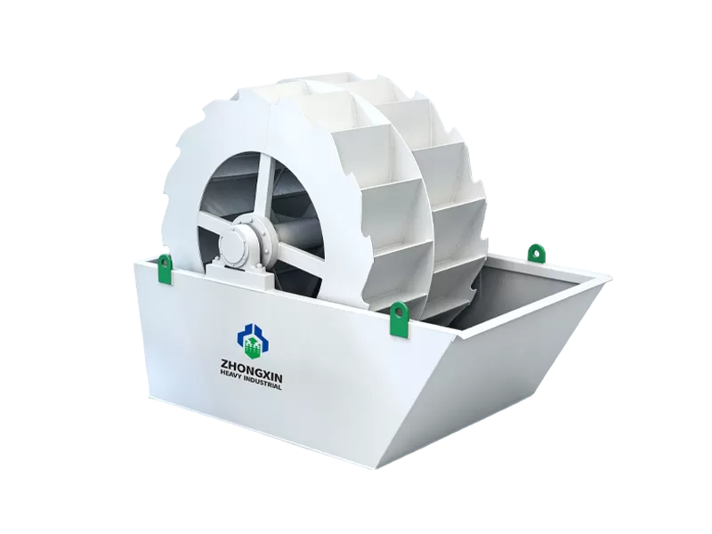 Heavy-duty Wheel Bucket Sand Washer for efficient sand washing, dewatering and impurity removal in quarry, mining and aggregate processing plants